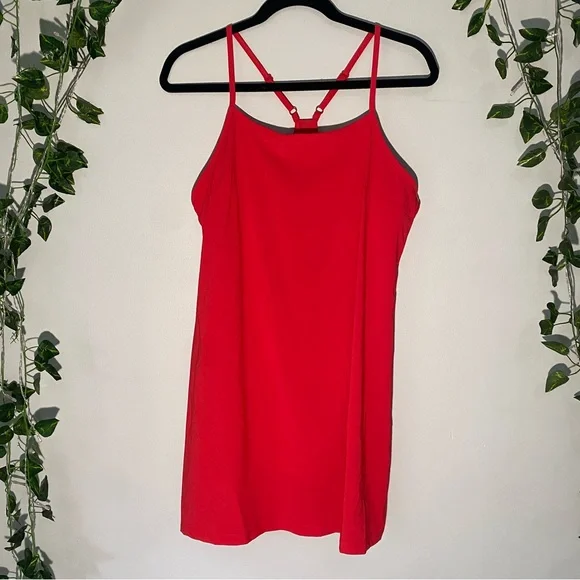 All in Motion Women's Red Flex Strappy Athletic Dress Size Medium - Picture 3 of 9